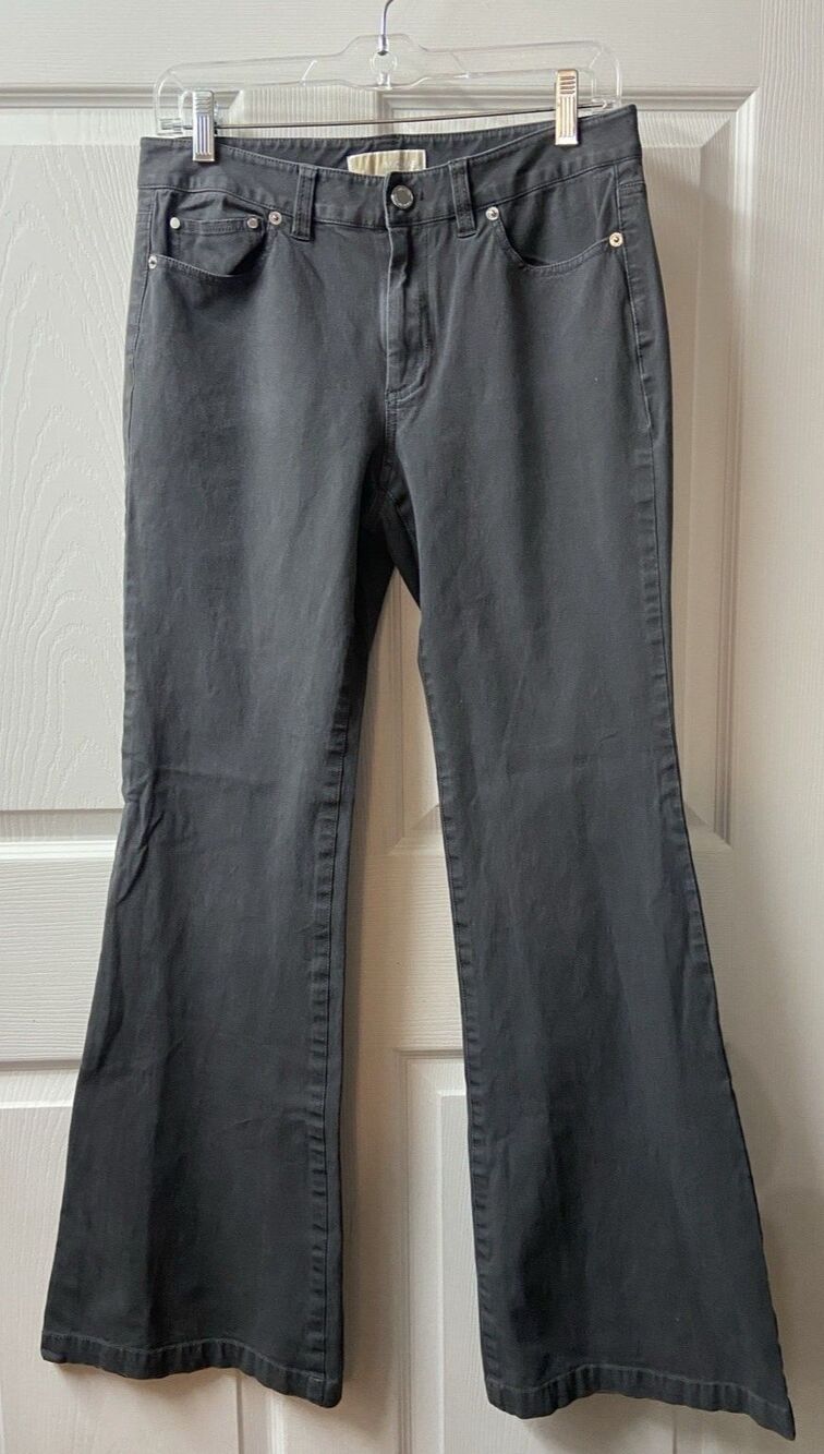 Michael Kors Womens jeans Size 8 Dark Gray Bootcut Flare